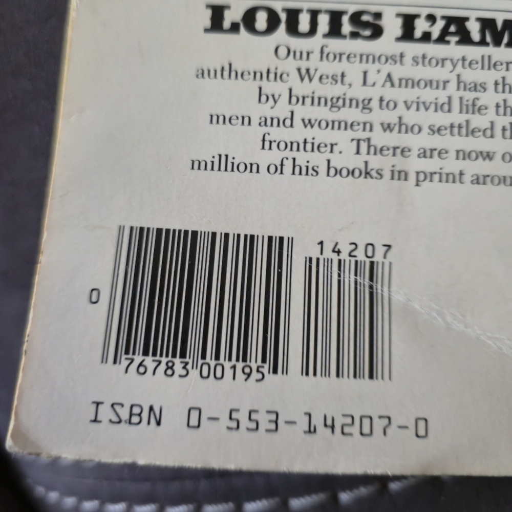 Louis L’Amour The Warrior's Path 1980 Paperback The Sacketts #15 First Edition - Picture 2 of 8